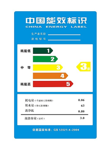中國(guó)能效標(biāo)志介紹，固有能耗系數(shù)分析(圖1)